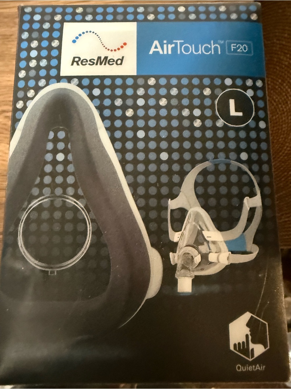 ResMed AirTouch F20 Cushion Large - White & Black